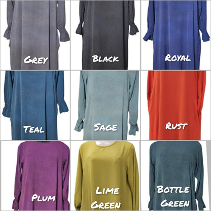 Airflow Abaya With Cuff Sleeve