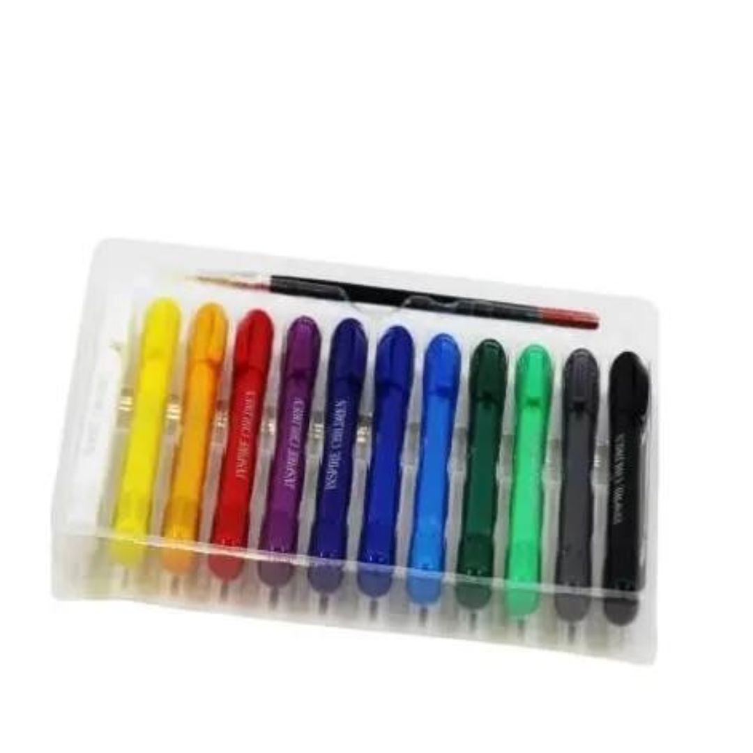 12pc Silky Crayons