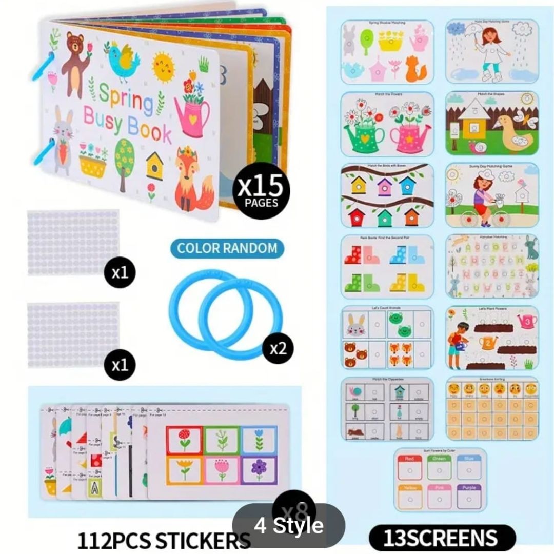 Kids Sensory Season Book