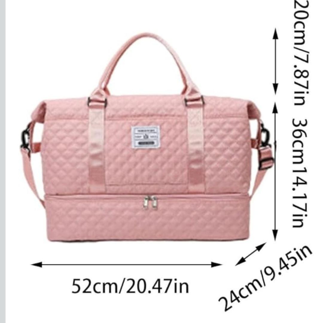 Large Stitched Duffle Bag