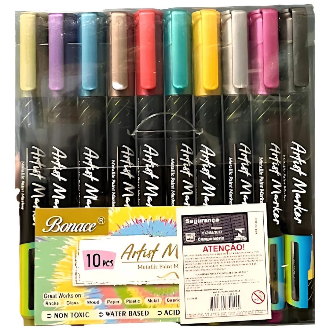10pc Acrylic Paint Markers