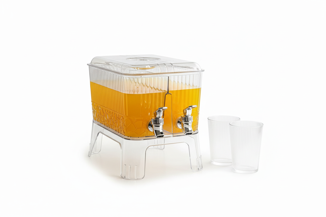 Acrylic Water Dispenser On Stand