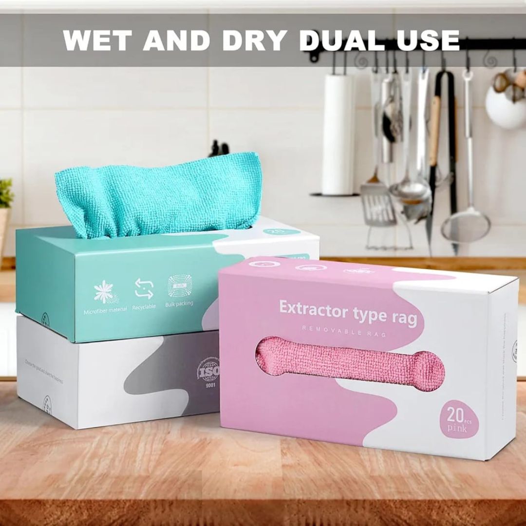 20pc Microfibre Cloth In Box