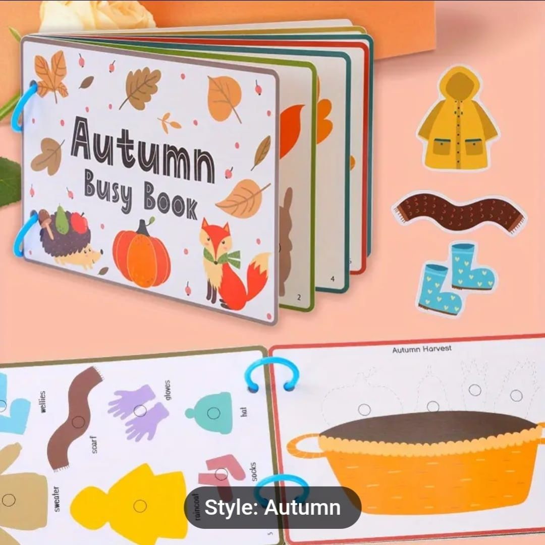 Kids Sensory Season Book