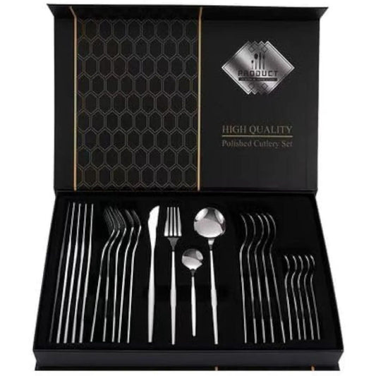 24pc Stainless Steel Utensil