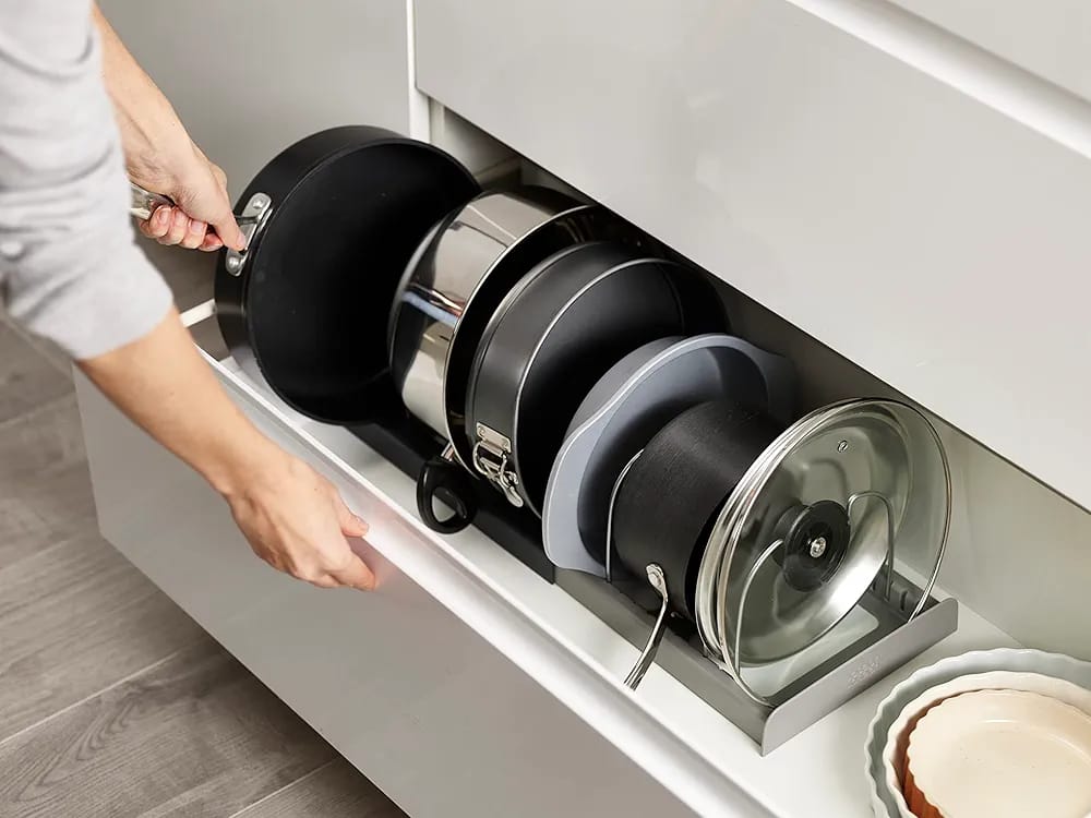 Expandable Pot Lid Rack