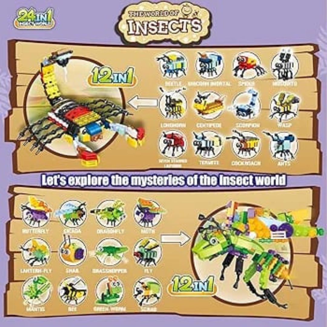 24 In 1 Mini Building Blocks