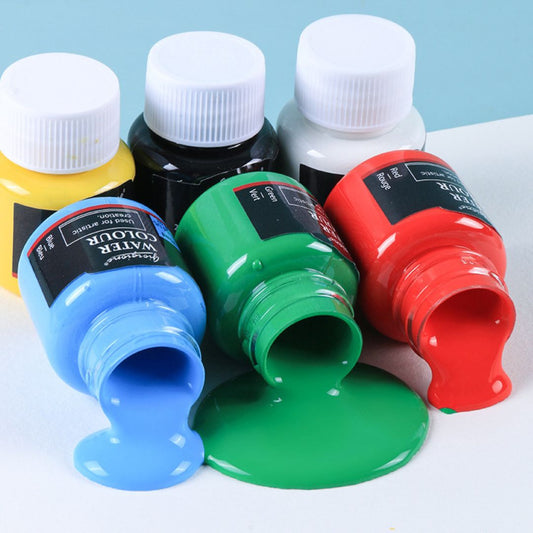 6pc Water Liquid Paint Jars 25ml