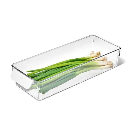 Acrylic Long Storage With Lid 30x10x5cm