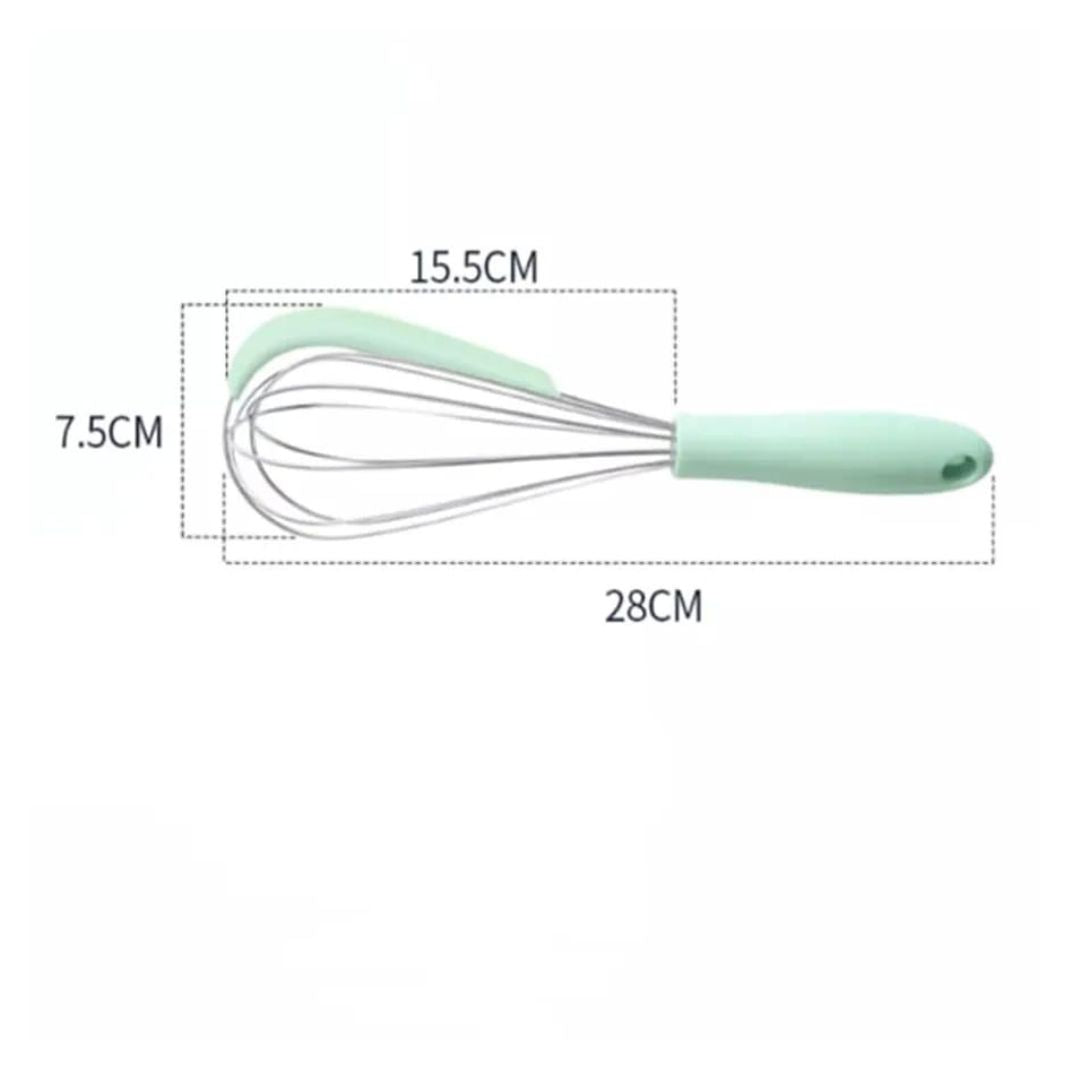 Stainless Steel Whisk With Scraper