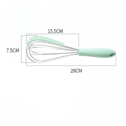 Stainless Steel Whisk With Scraper