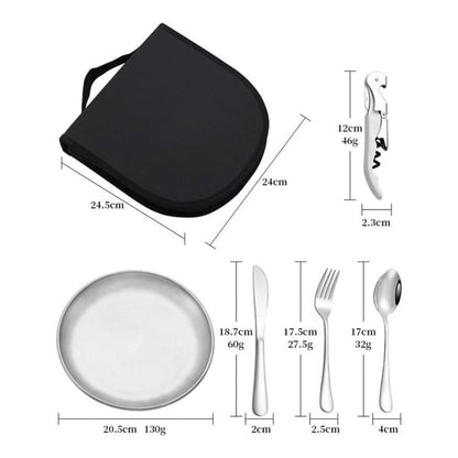 10pc Portable Picnic Set