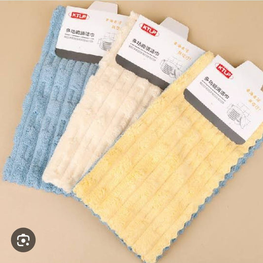 3pc Striped Microfibre Cloth