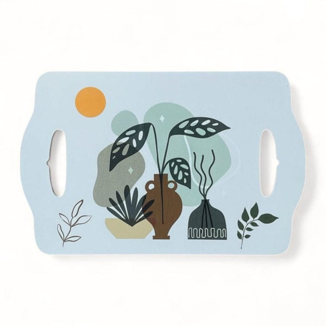 Wooden Rectangle Pot Stand 28x18cm