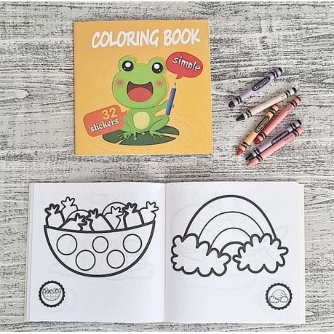 Colouring Book With 32 Stickers