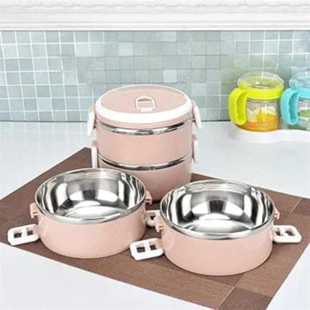 Stainless Steel Food Flask 4 layer