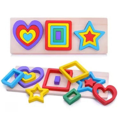 3D Shape Layer Puzzle