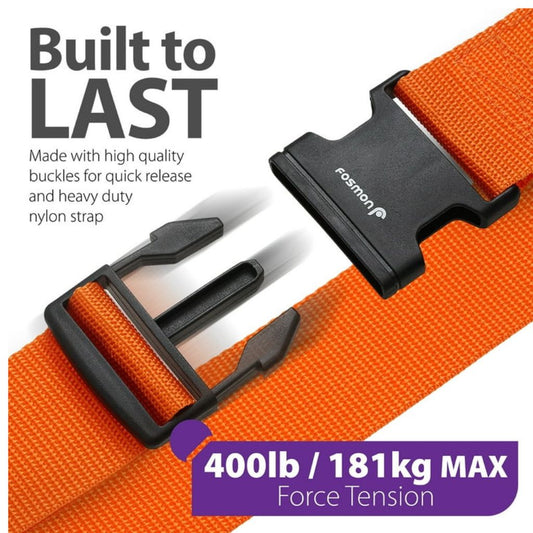 Danny Go 2pc Luggage Straps 190cm