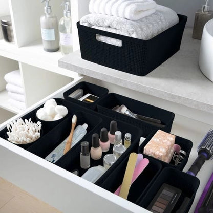 10pc Organizing Plastic Bins