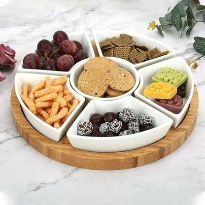 Danny Home Rotating Tray With Bowls