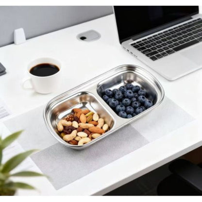 Stainless Steel Divided Condiment Holder