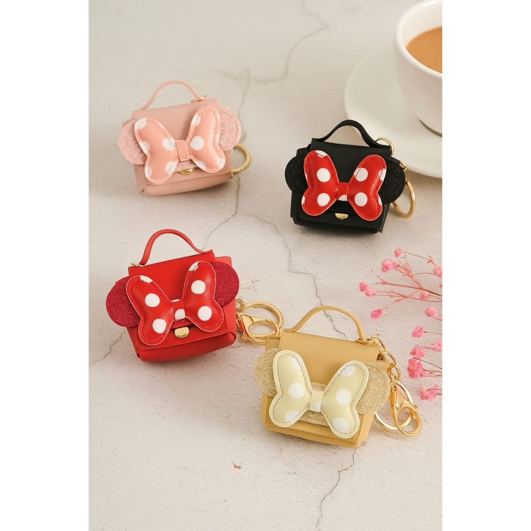 Minnie Mouse Coin Purse Keychain