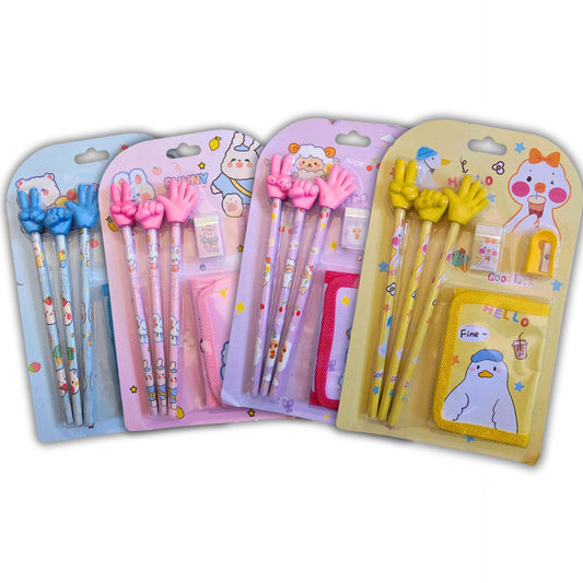 9pc Kids Stationery Set