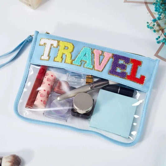 Chenille Travel PVC Bag