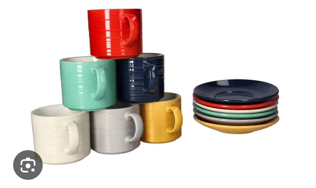 Danny Home 6pc Espresso Cup And Saucer Set