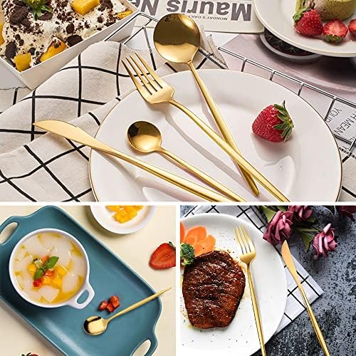 24pc Gold Cutlery Set