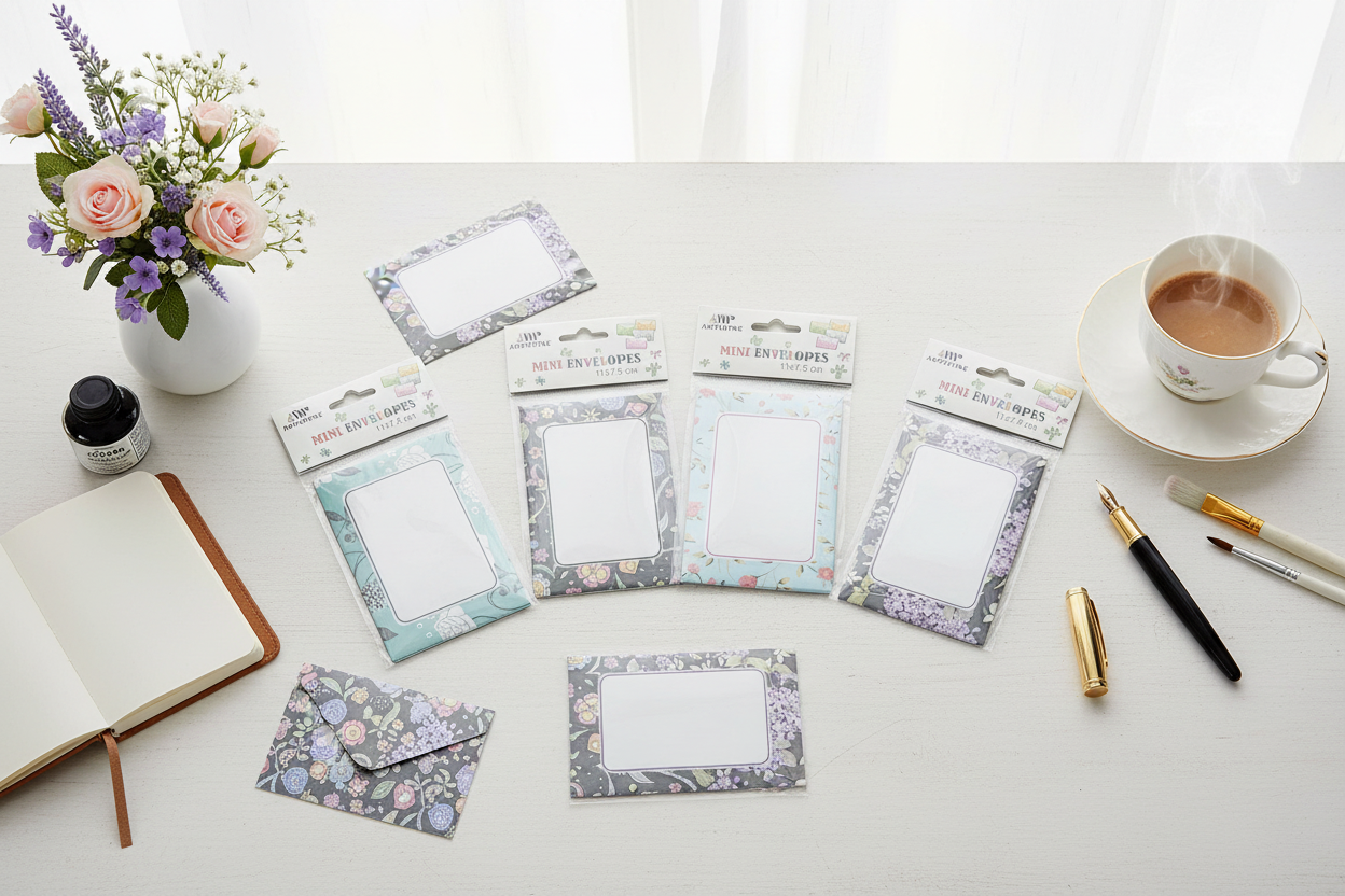 Mini Envelopes with Frame 11x7.5cm - 10 Pack