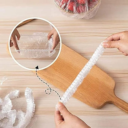 100pc Plastic Food Cover