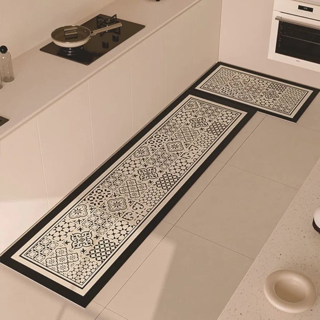 Large 2pc Rubber Kitchen Mat