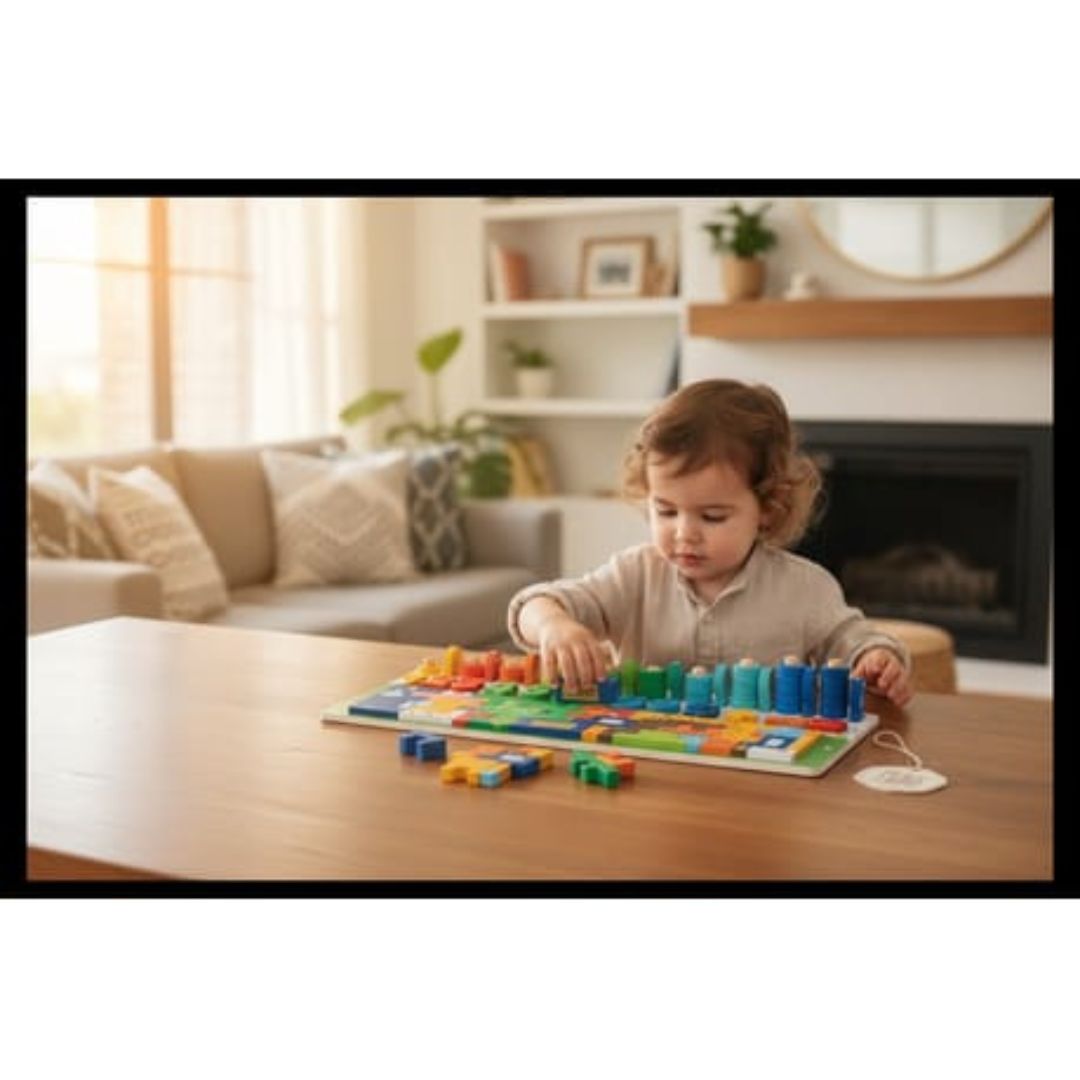 Danny Home Wooden Geometric Logarithmic Board