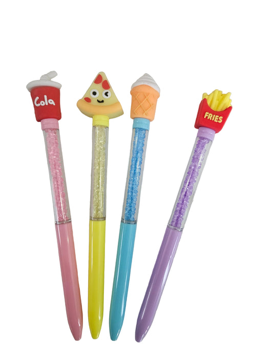 Novelty Fast Food Crystal Pens