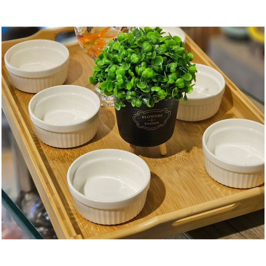 6pc Porcelain Ramekin 6.5x2.5cm