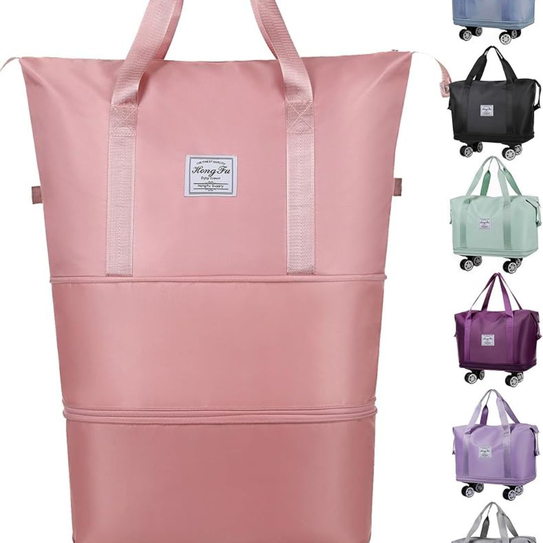 Foldable Duffle Bag With Wheels