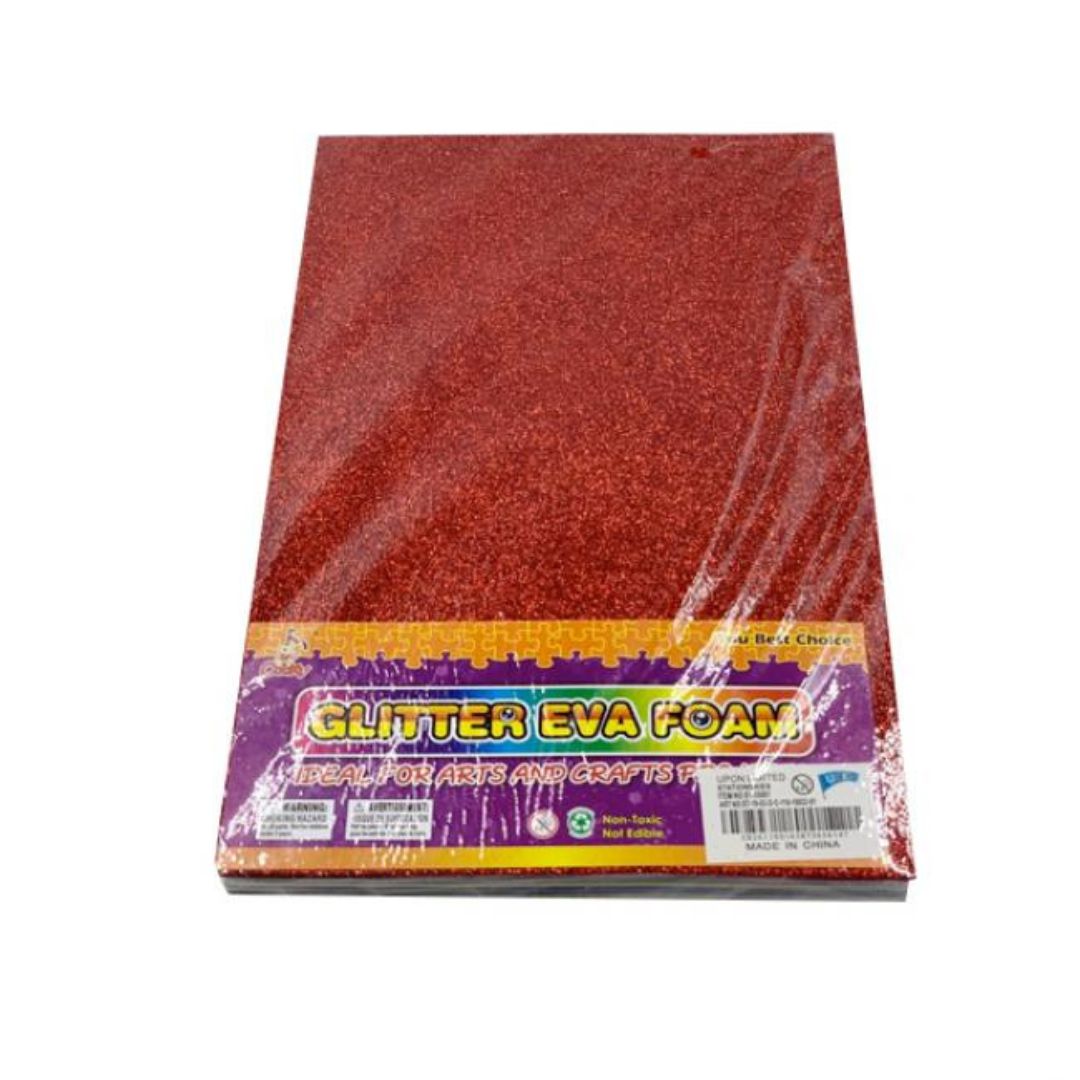 10pc Glitter Foam Board 2mm