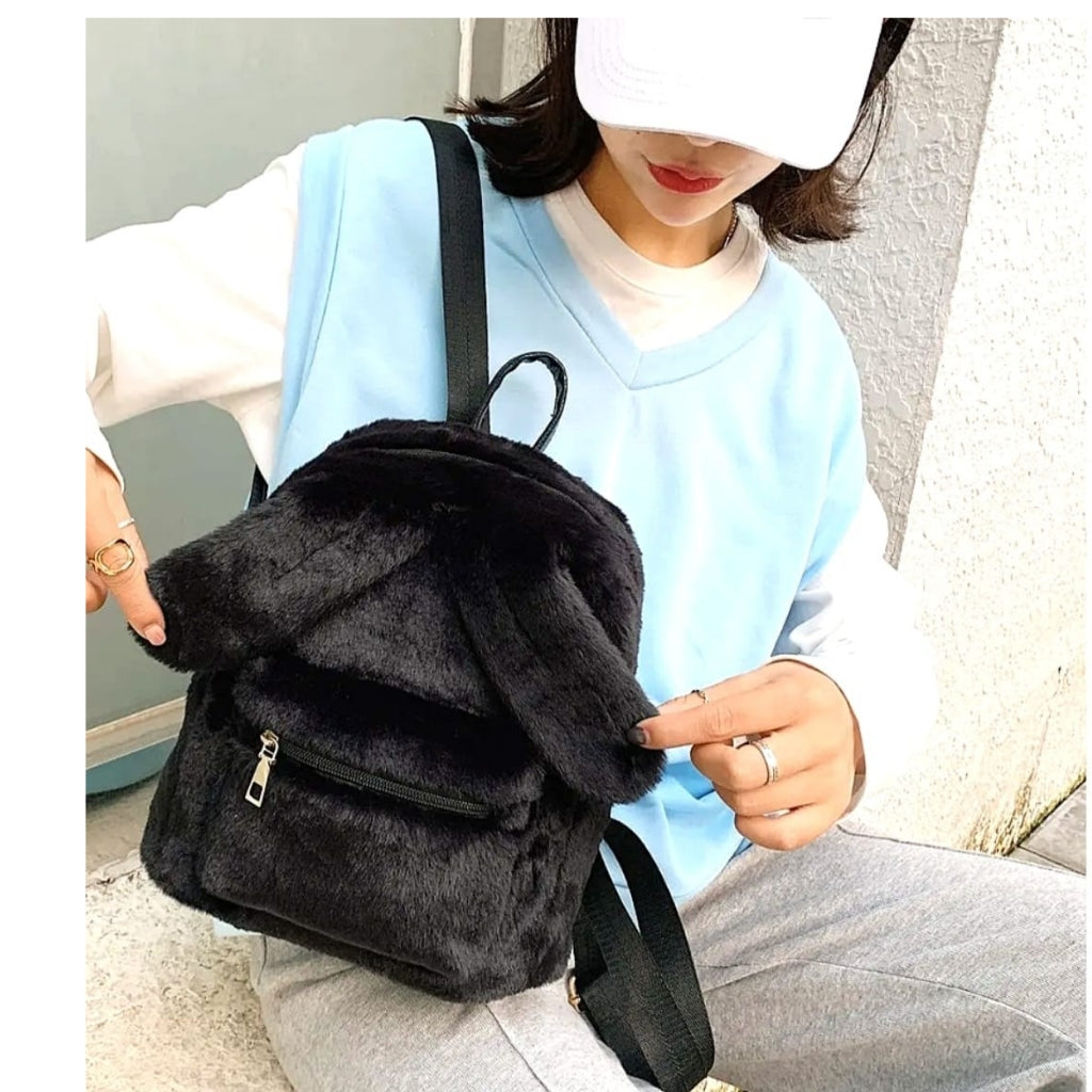 Plush Bunny Backpack