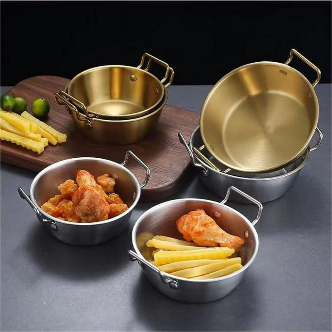 Stainless Steel Korean Dishing Bowl
