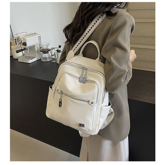 Women PU Leather Backpack