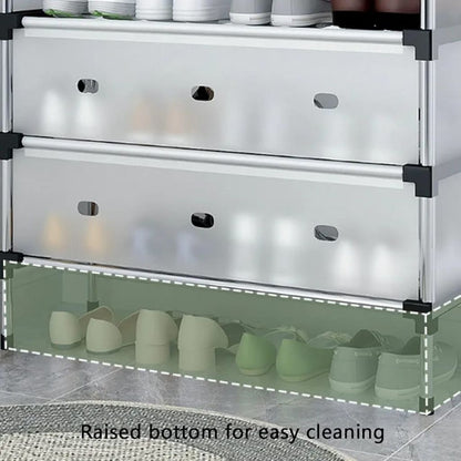 6 Layer Shoe Rack With Cover