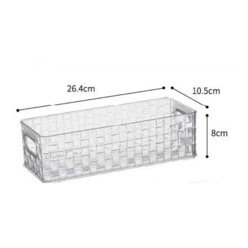 Acrylic Wooven Look Organizer - Rectangle