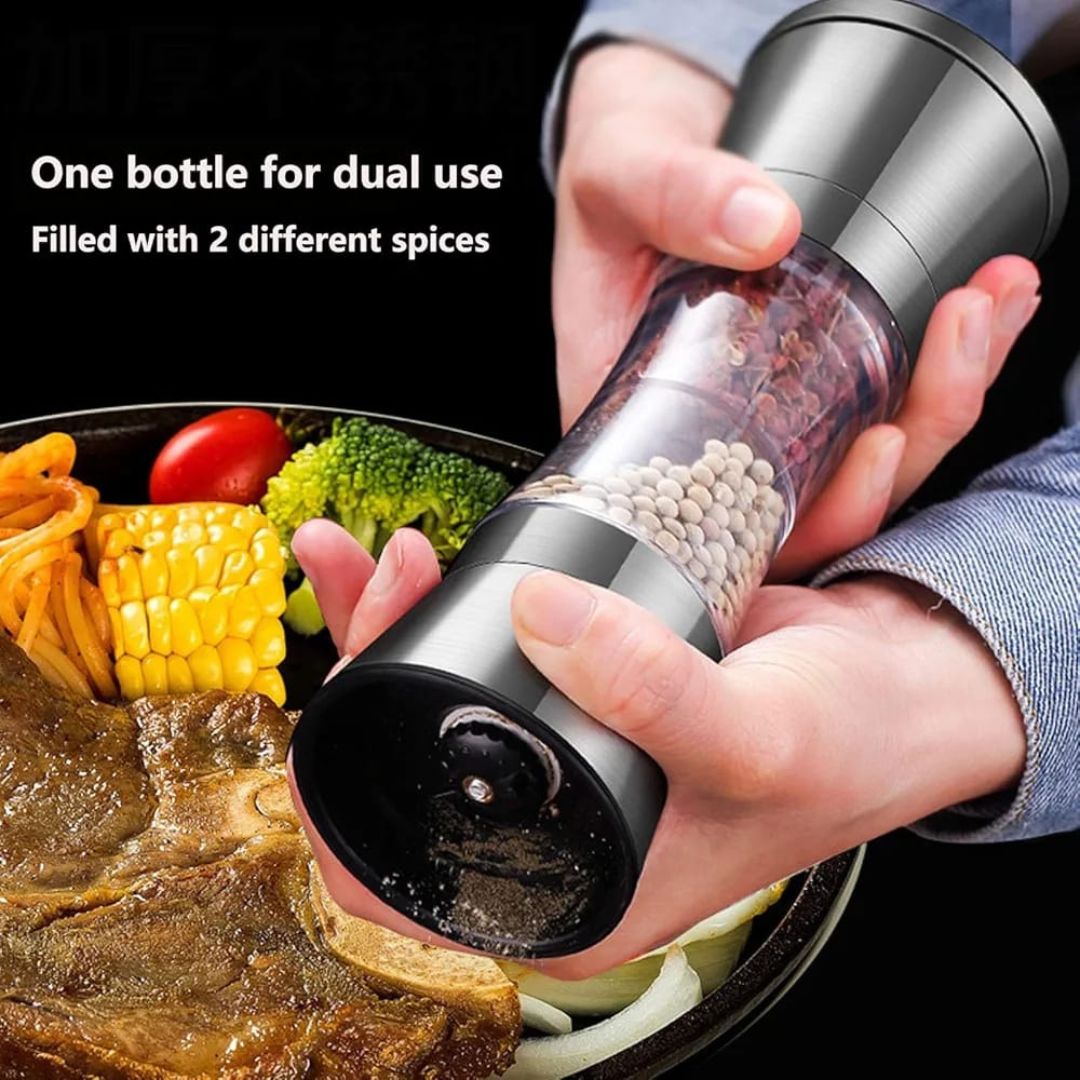 2 in 1 Manual Salt/Pepper Grinder