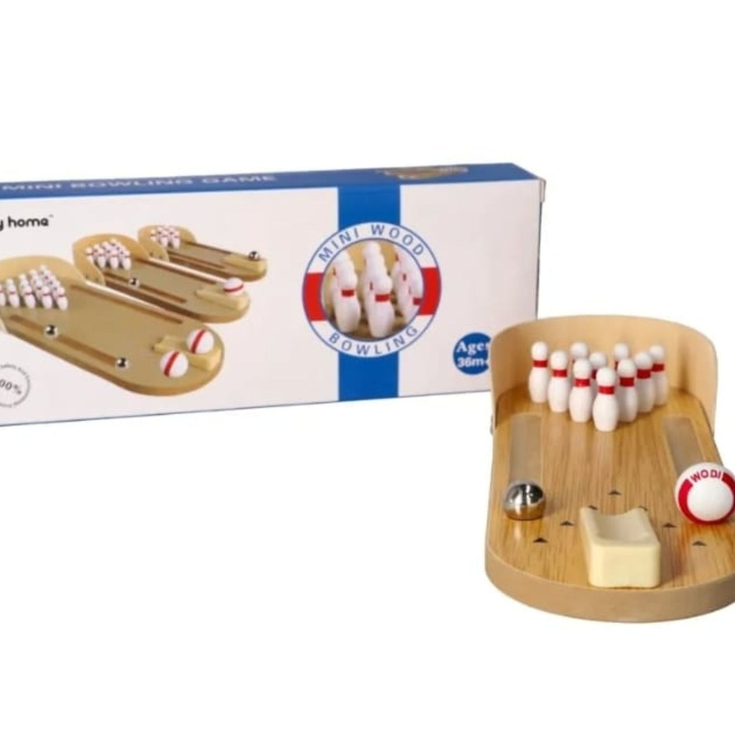 Danny Home Mini Wooden Bowling Set