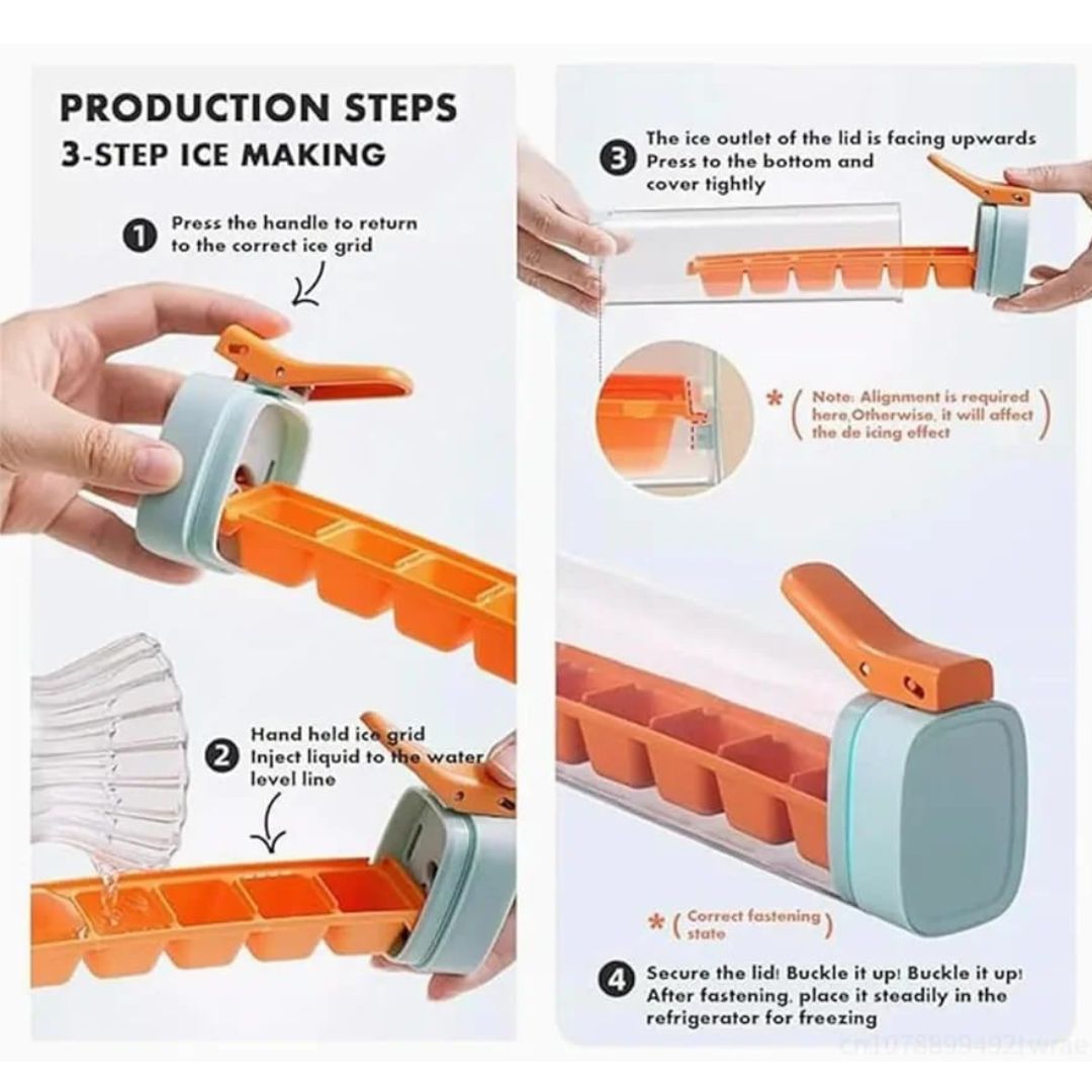 6 Grid Push Out Ice Tray