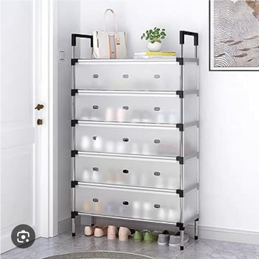 6 Layer Shoe Rack With Cover