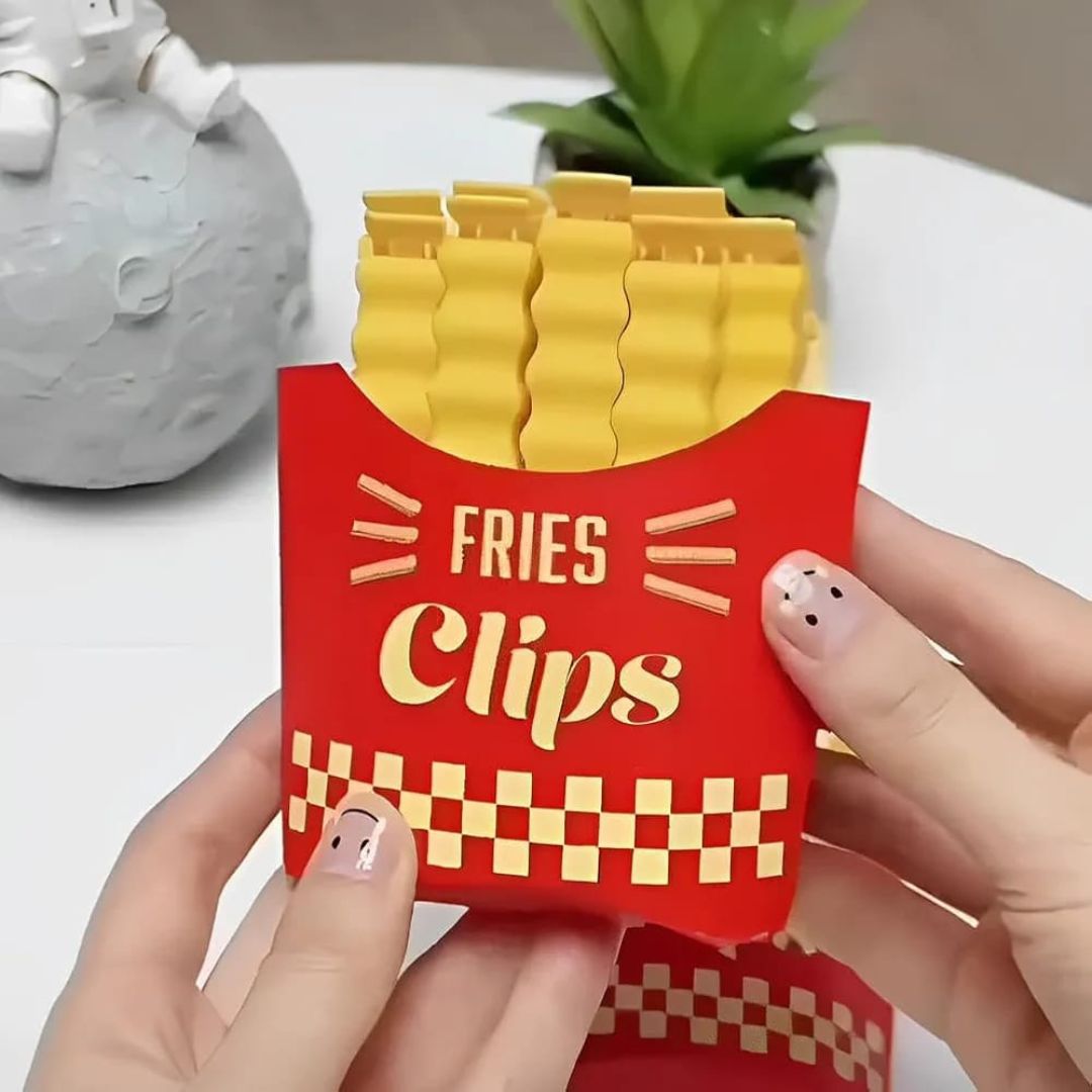 Fries Shaped Bag Clips