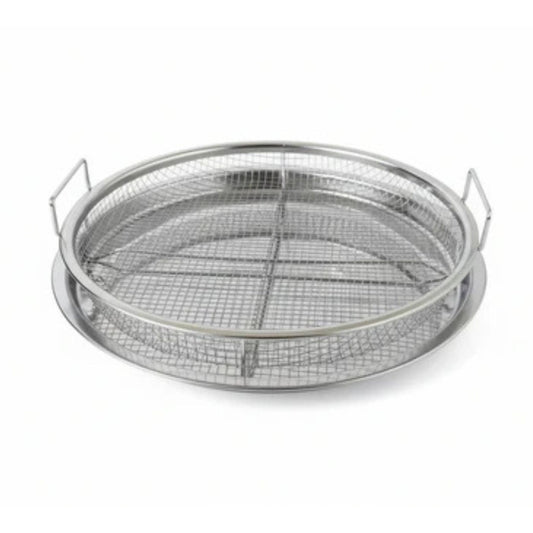 Round Copper Crisper - Silver