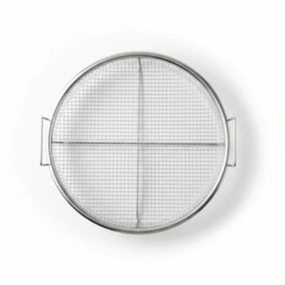 Round Copper Crisper - Silver